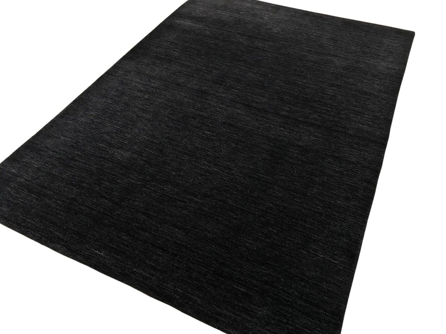 Gabbeh Teppich Schwarz Dunkel Blau Handgefertigt 100% Wolle 200X290 cm G-407
