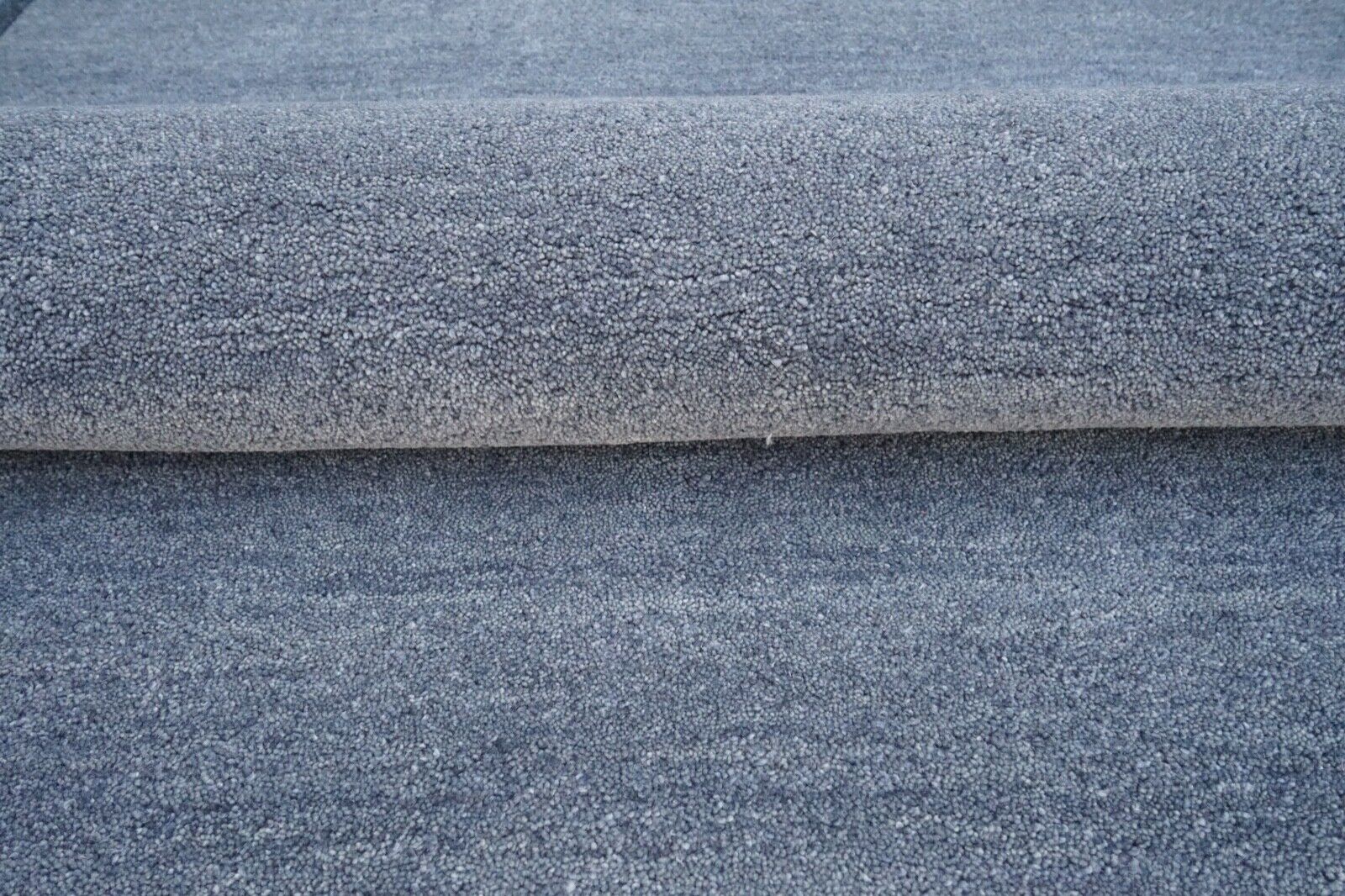 Grau Teppich 160X230 cm 100% Wolle Orientteppich Handgetuftet HT302u