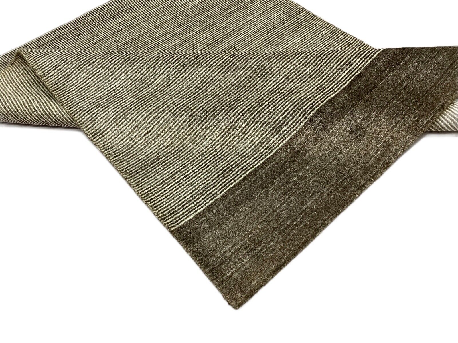 Teppich Gabbeh Braun 100% Wolle lori Handgewebt 120x180 cm S34