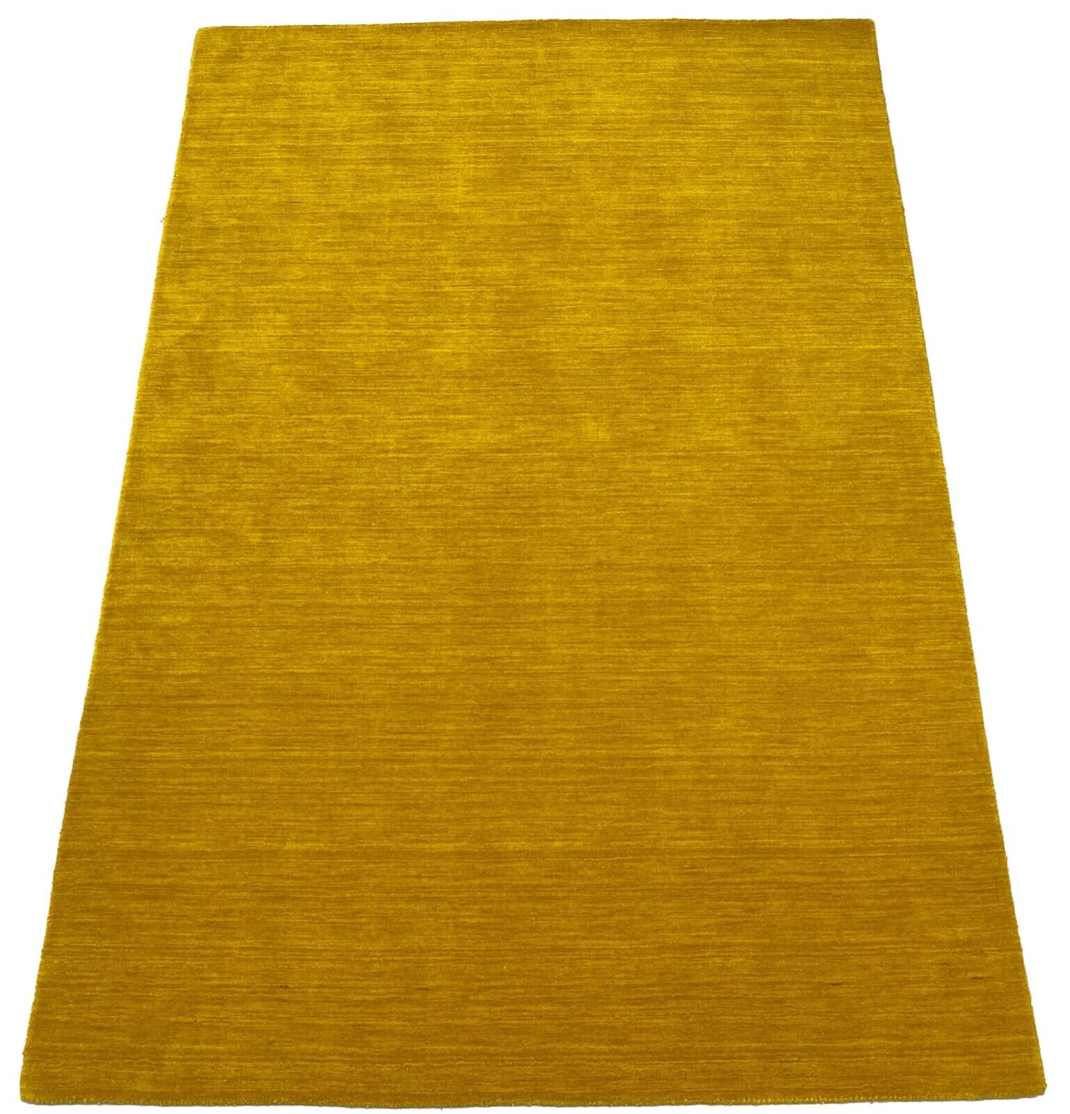 Gabbeh Gold Teppich 140x200 cm Handgewebt 100% Wolle Lori Buff Gelb G630