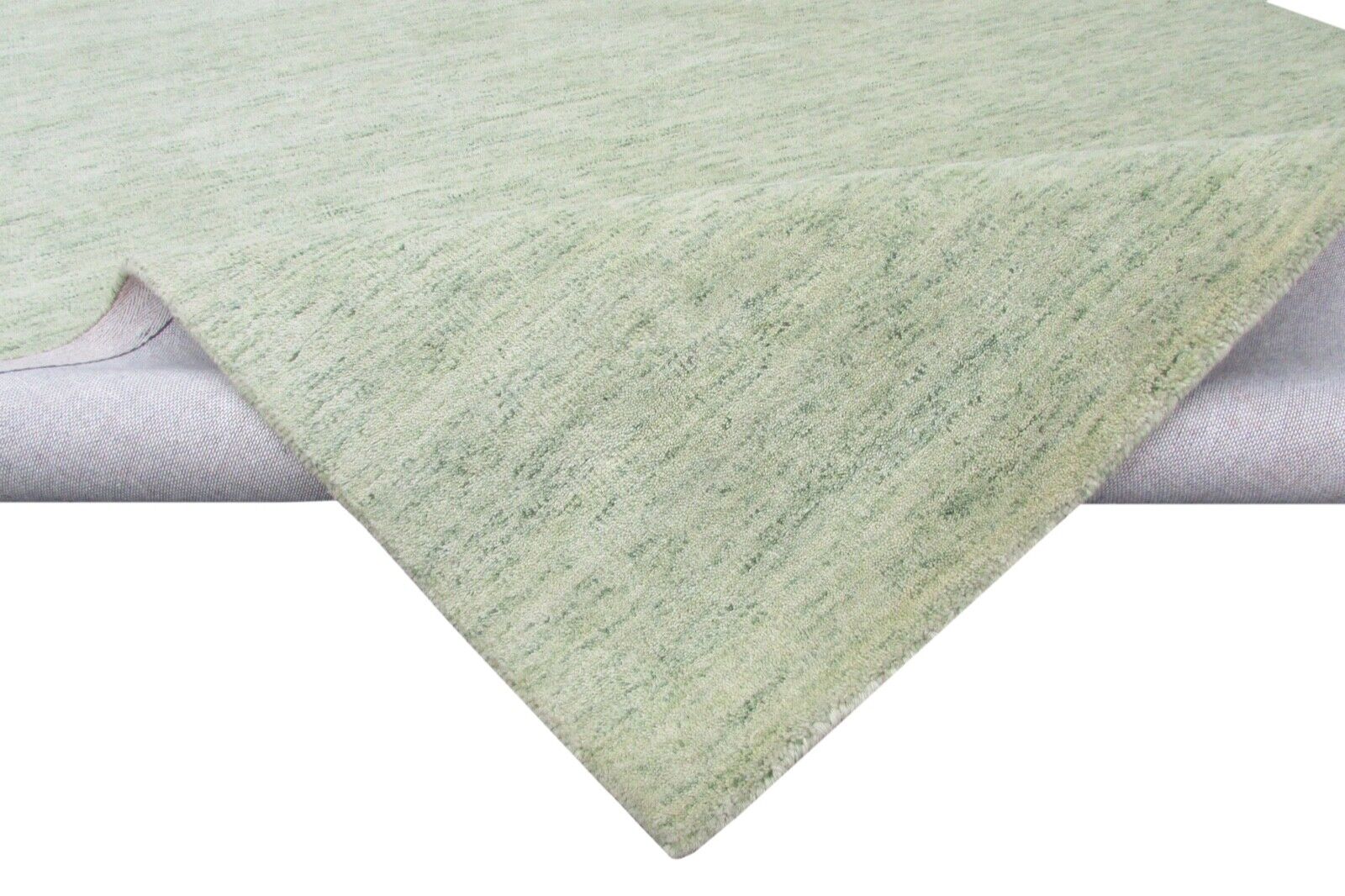 Tapis beige verdâtre, 100 % laine, tufté à la main, 190 x 290 cm, modèle T892