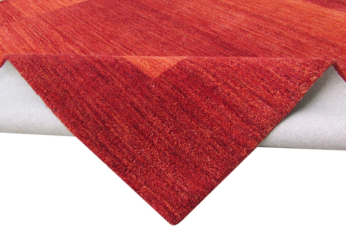 Terrakotta Orange Teppich 100% Wolle Handgetuftete 185X195 CM Designer T901