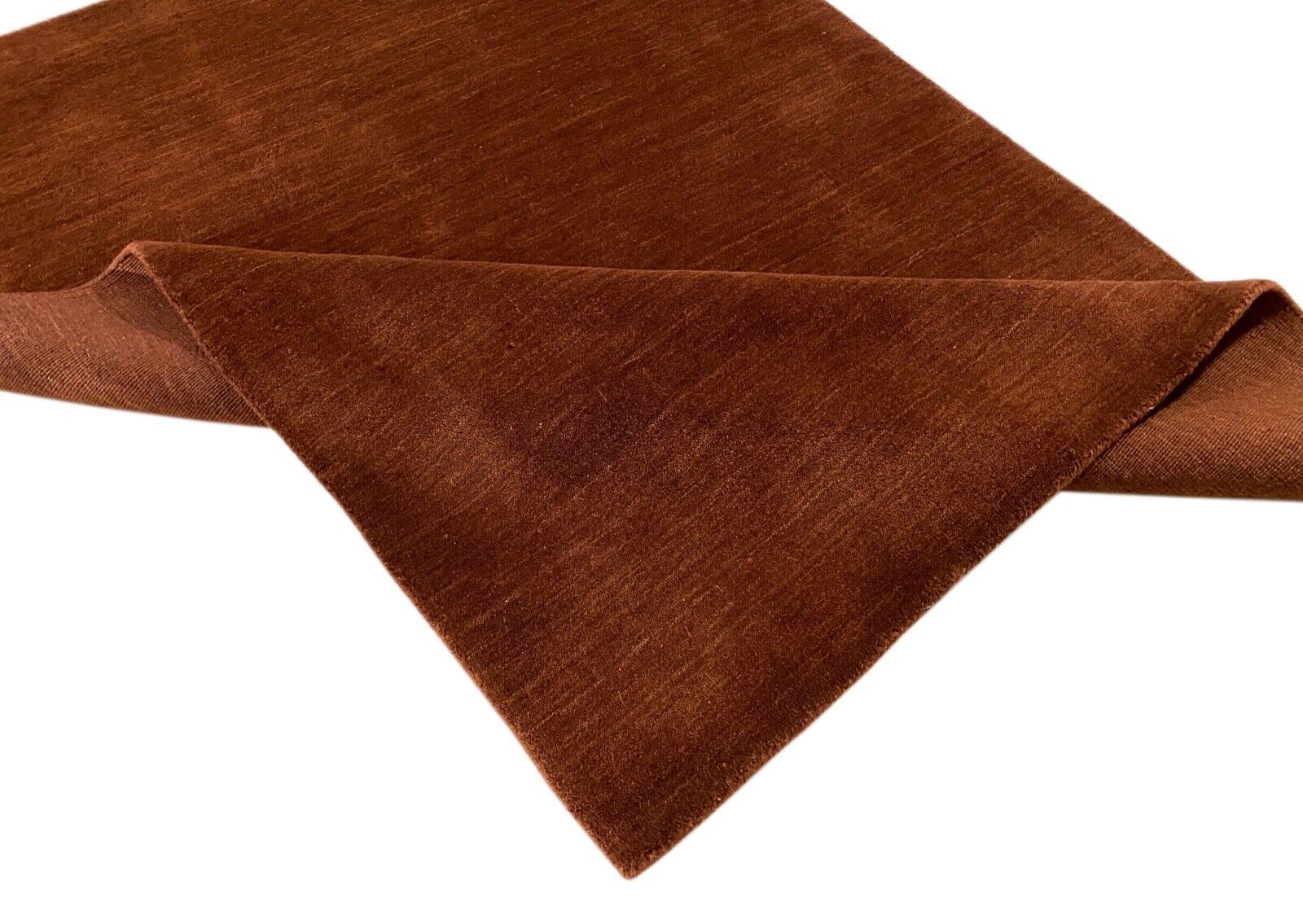 Gabbeh Braun Teppich Handgefertig 100% Wolle Orientteppich 148X200 cm