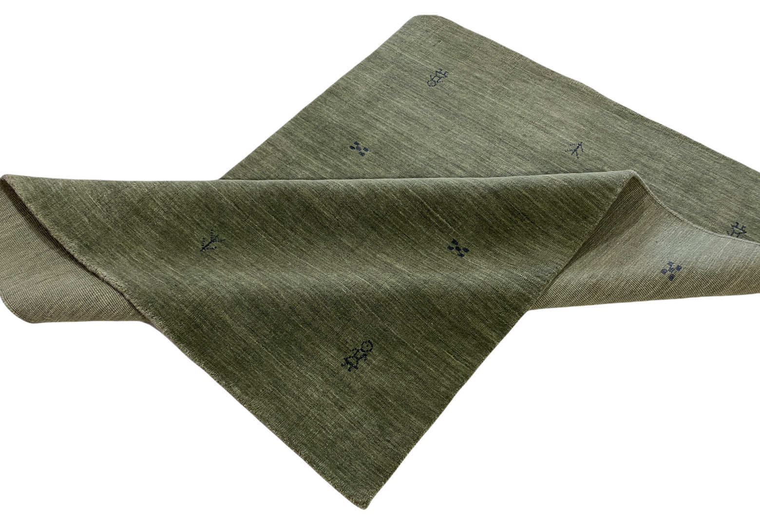 Orientteppich Gabbeh 120X180 CM Grau 100% Wolle Loom Teppich Debbich