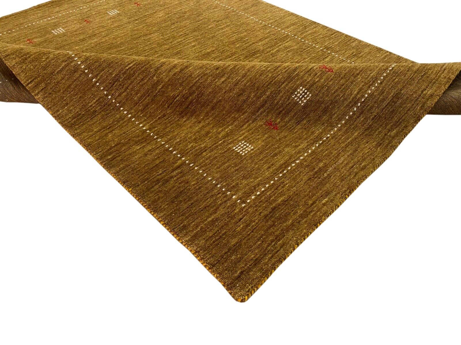 Gabbeh Teppich 100% Wolle Braun Handgefertigt 170X240 cm Loom Lori WR144