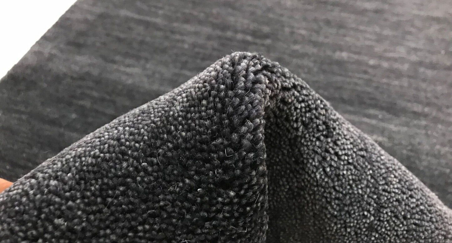 Gabbeh Teppich Schwarz Dunkel Blau Handgefertigt 100% Wolle 200X290 cm G-407
