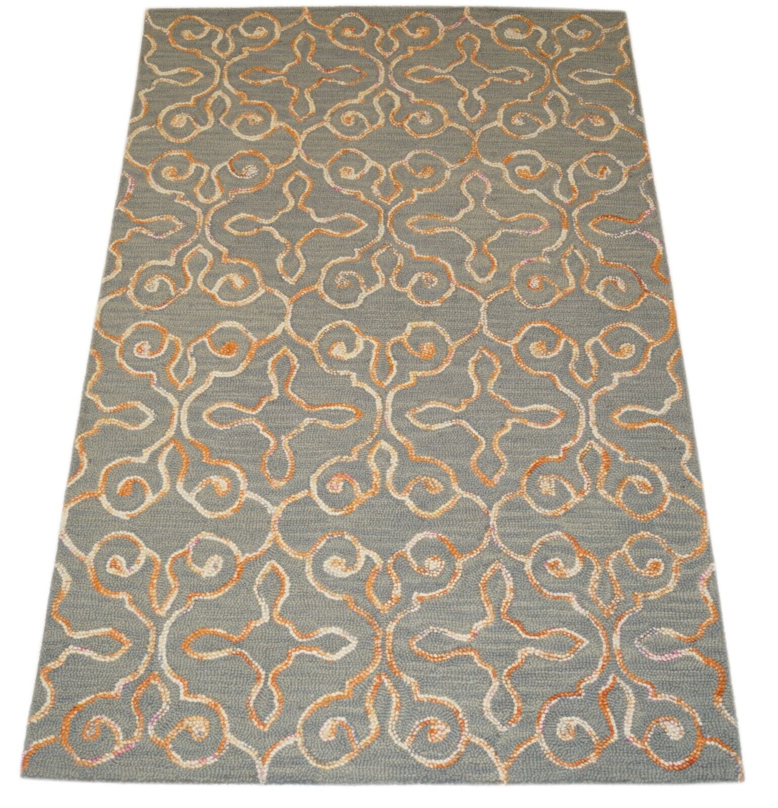 Orientteppich 100% Wolle Handarbeit Designer Teppich Handgetuftet 150X240 CM