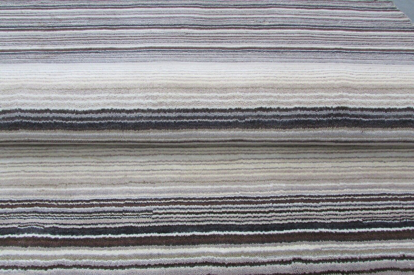Grau Teppich 100% Wolle Beige Handgeweb Orientteppich Gabbeh 160X230 cm T810