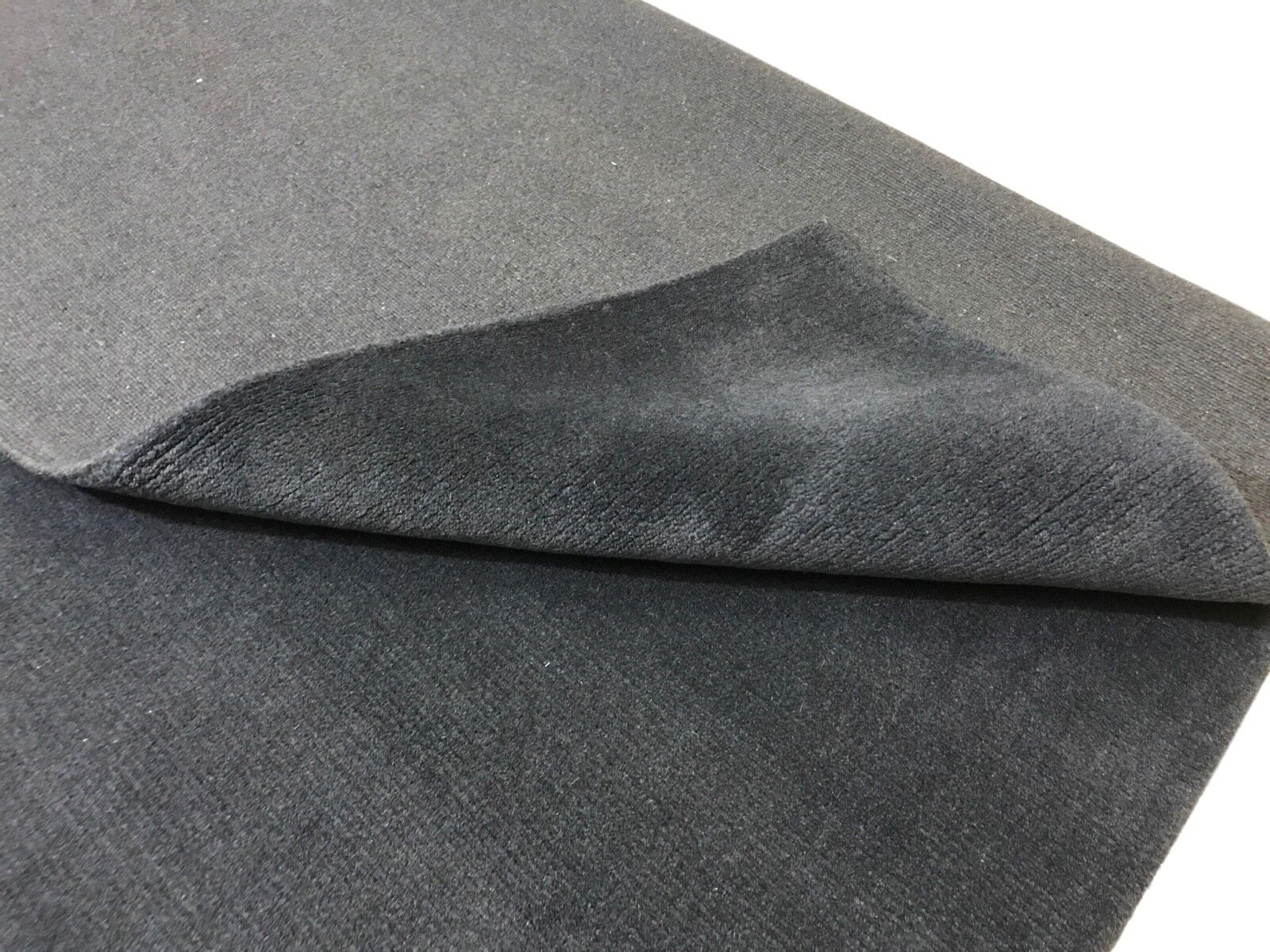 Mørkegråblåt tæppe 100% uld Gabbeh Loom håndlavet 180x260 cm VK12