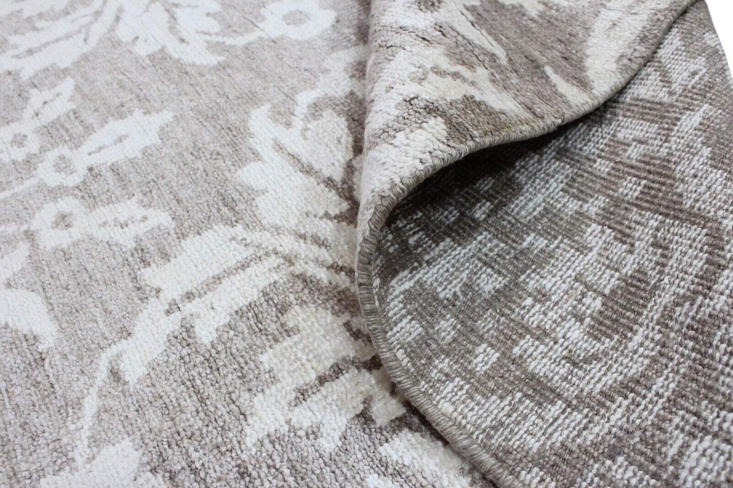 Seide Handgeknüpft Teppich 120X180 cm Hell Braun Seidenteppich Silk 2124