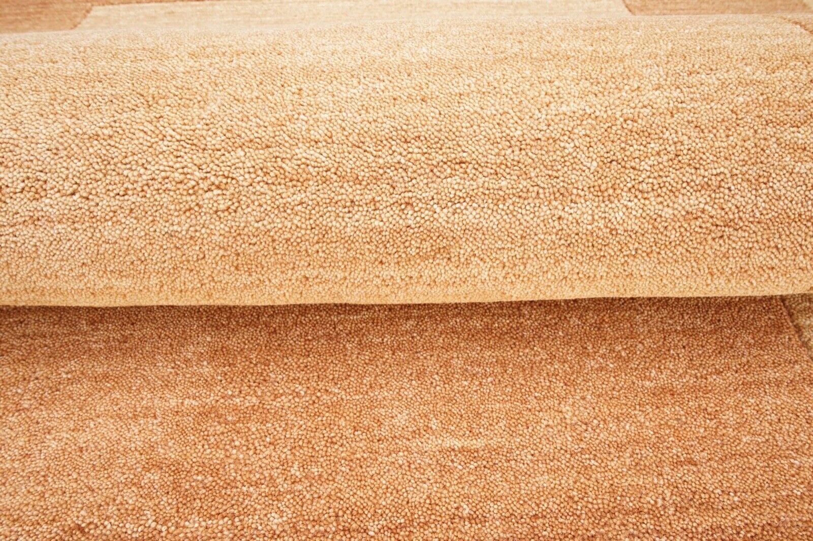 Teppich 100% Wolle Sand Beige 160X230 cm Orientteppich Handgetuftet HT223