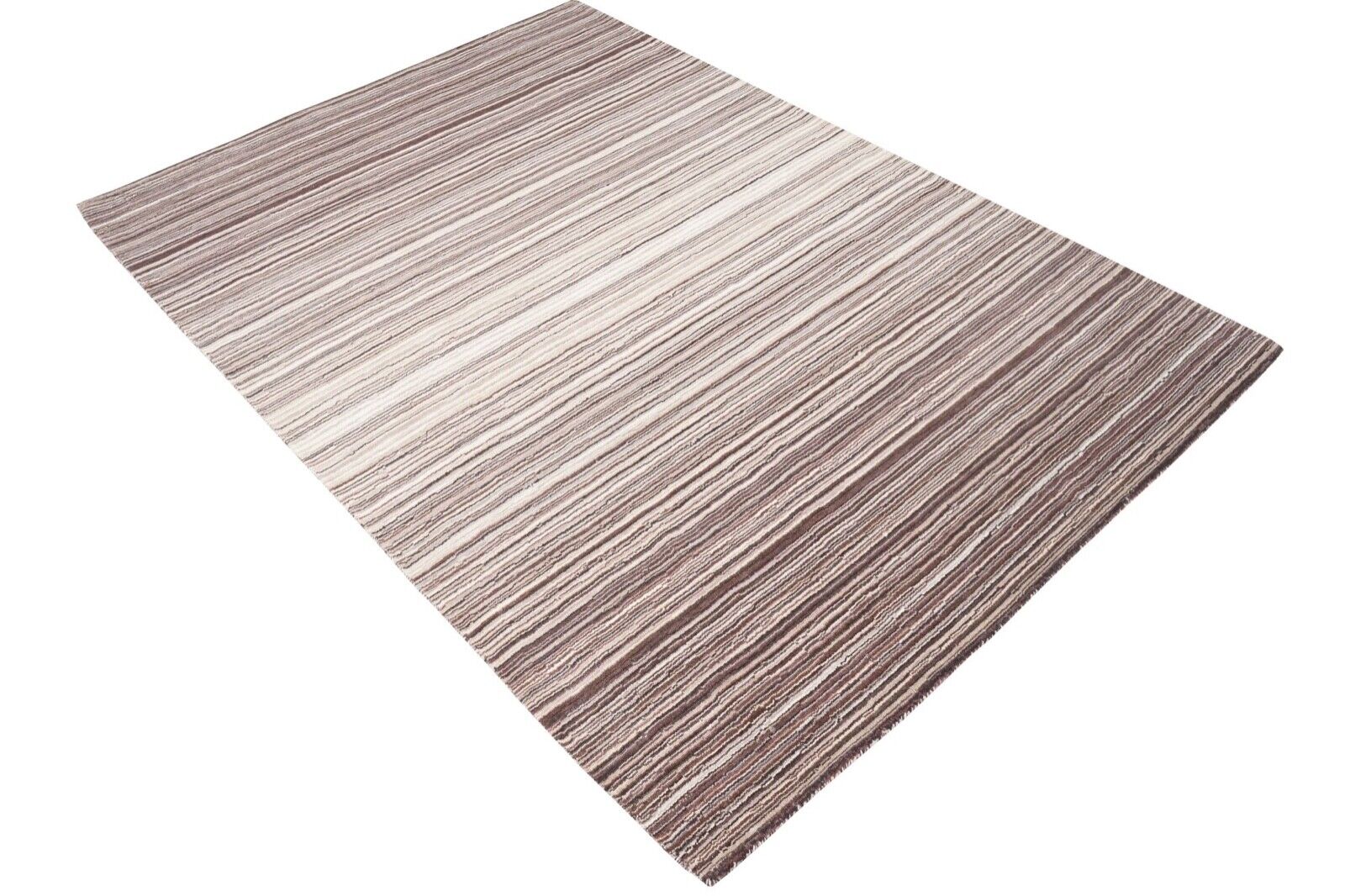 Beige-ruskea matto 160x230 cm, 100 % villaa, käsin tuftattu, itämainen matto HT377