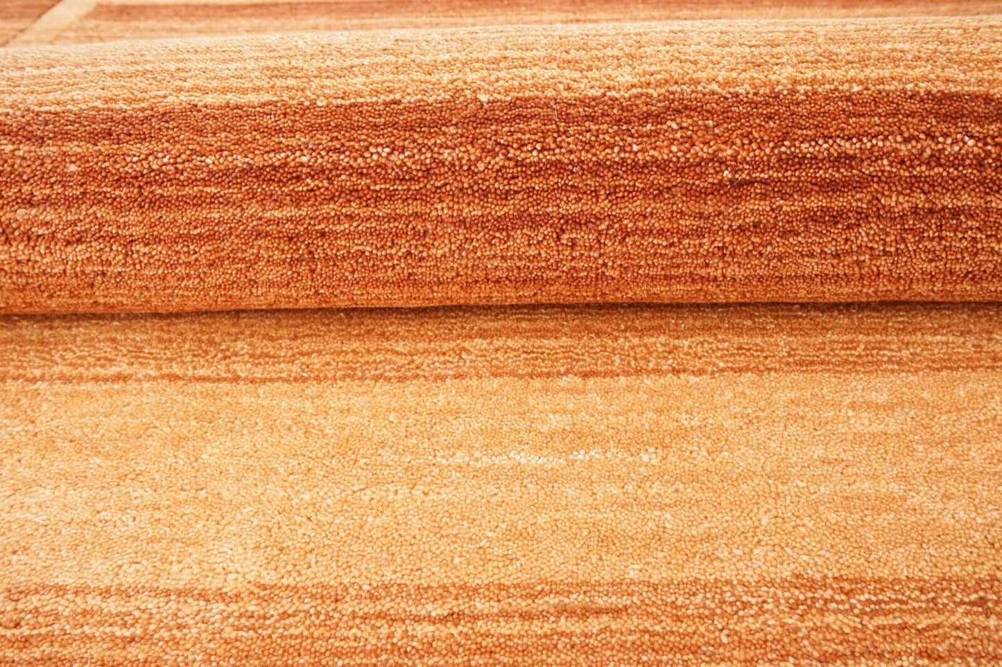 Teppich 100% Wolle 160X230 cm Orange Rot Orientteppich Handgetuftet HT331