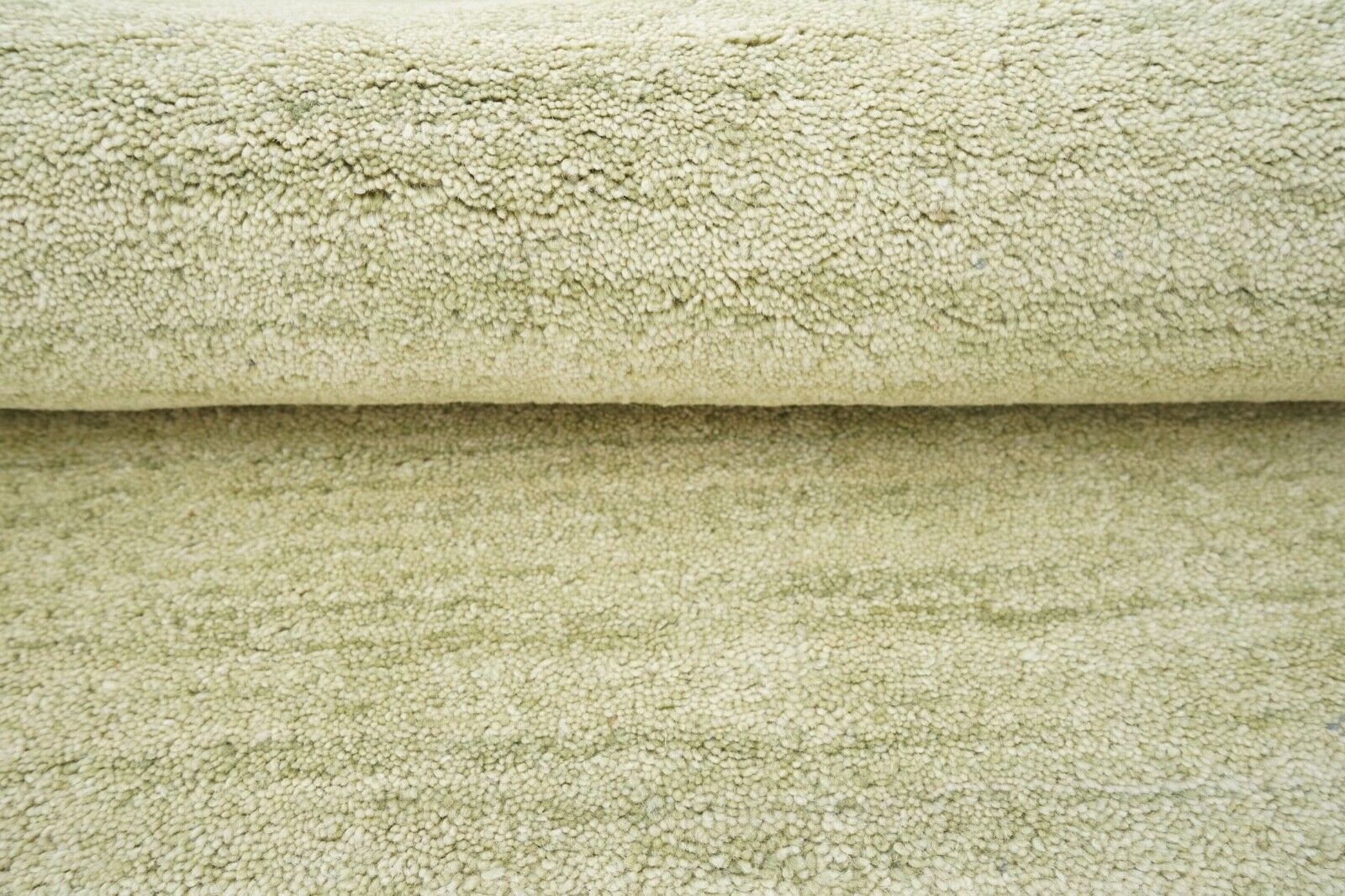 Tappeto verde chiaro beige 140x200 cm 100% lana tappeto orientale annodato a mano HT608