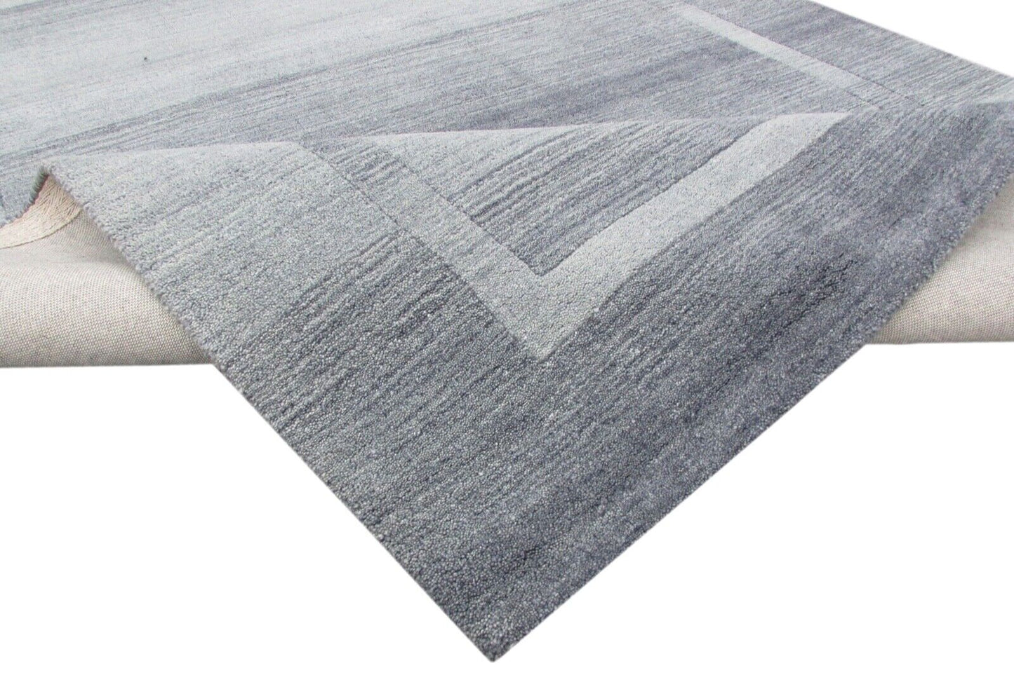 Rosa 160X230 cm Teppich 100% Wolle Beige Orientteppich Handgetuftet T794