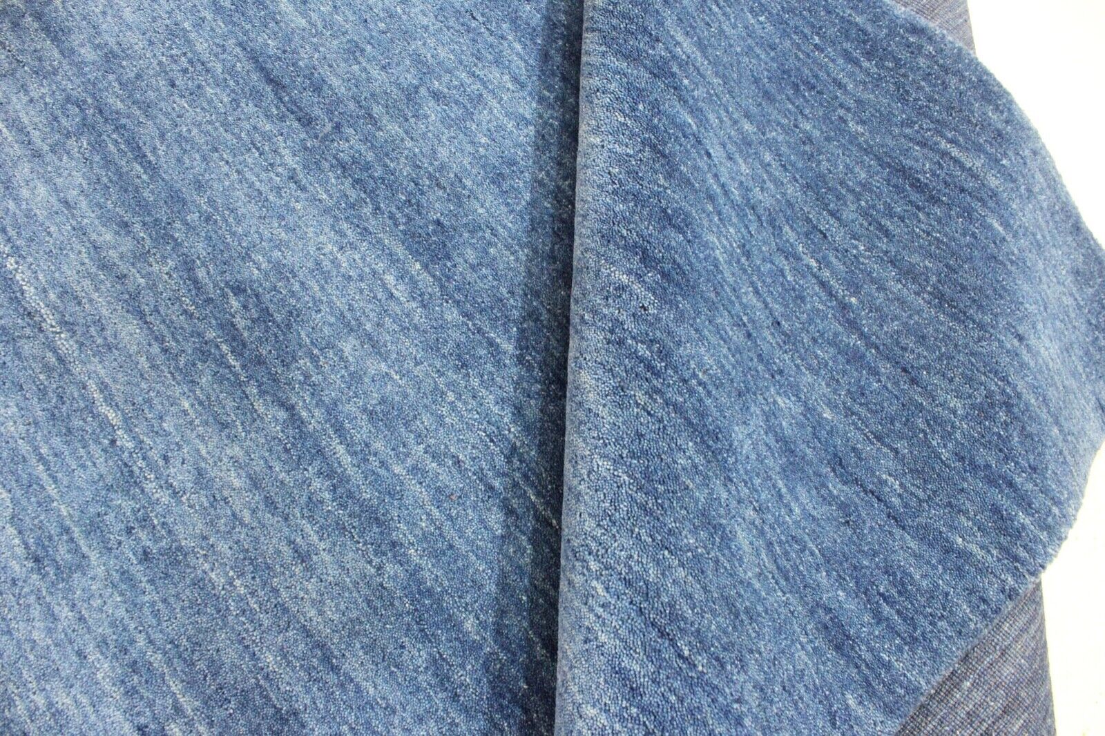 Modra preproga Gabbeh 100 % volna 170 x 235 cm orientalska preproga ročno tkana WR122