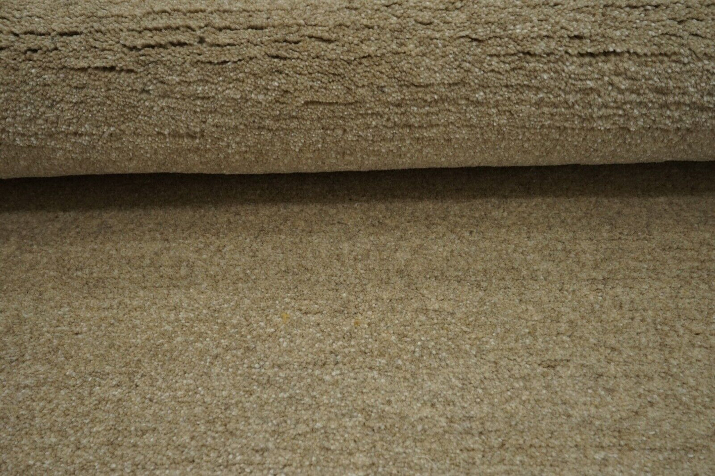 Nepal Teppich Handgeknüpft Braun Beige 100% Wolle Orientteppich 122x184 cm N754