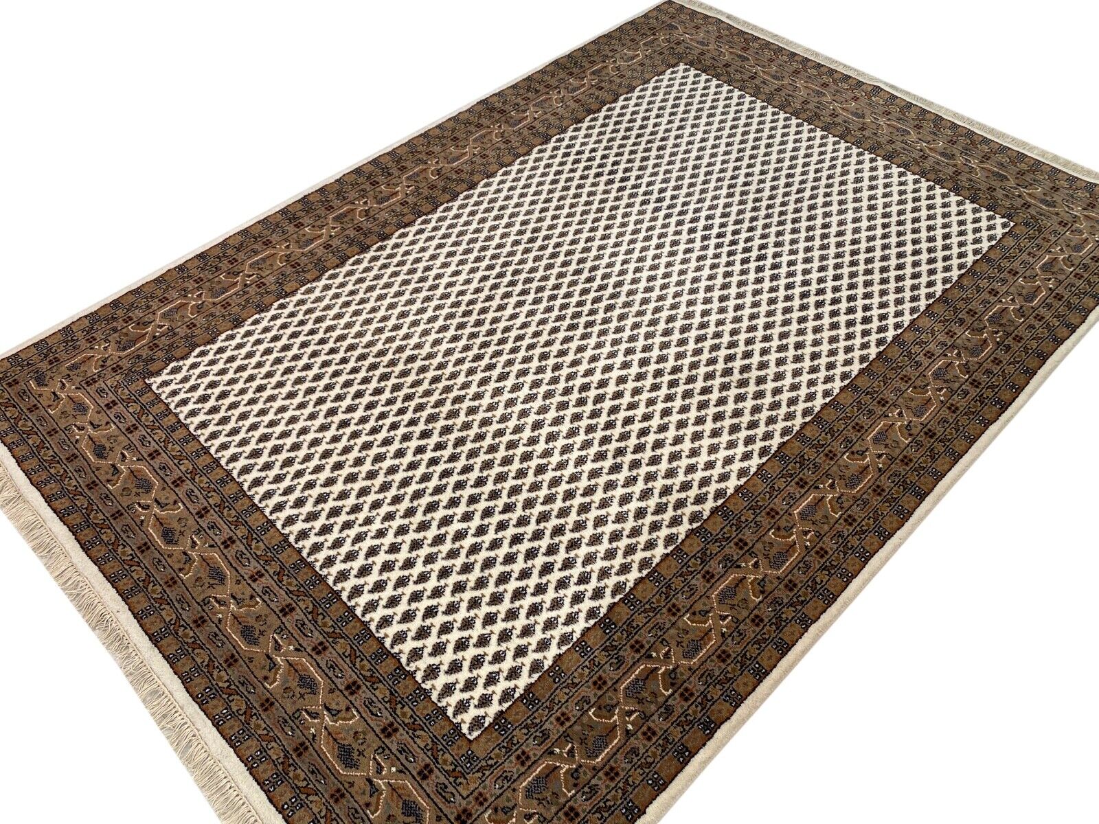 Handgeknüpfte Orientteppich Mir 170X250 cm Schurwolle Béžový Teppich 100% Wolle