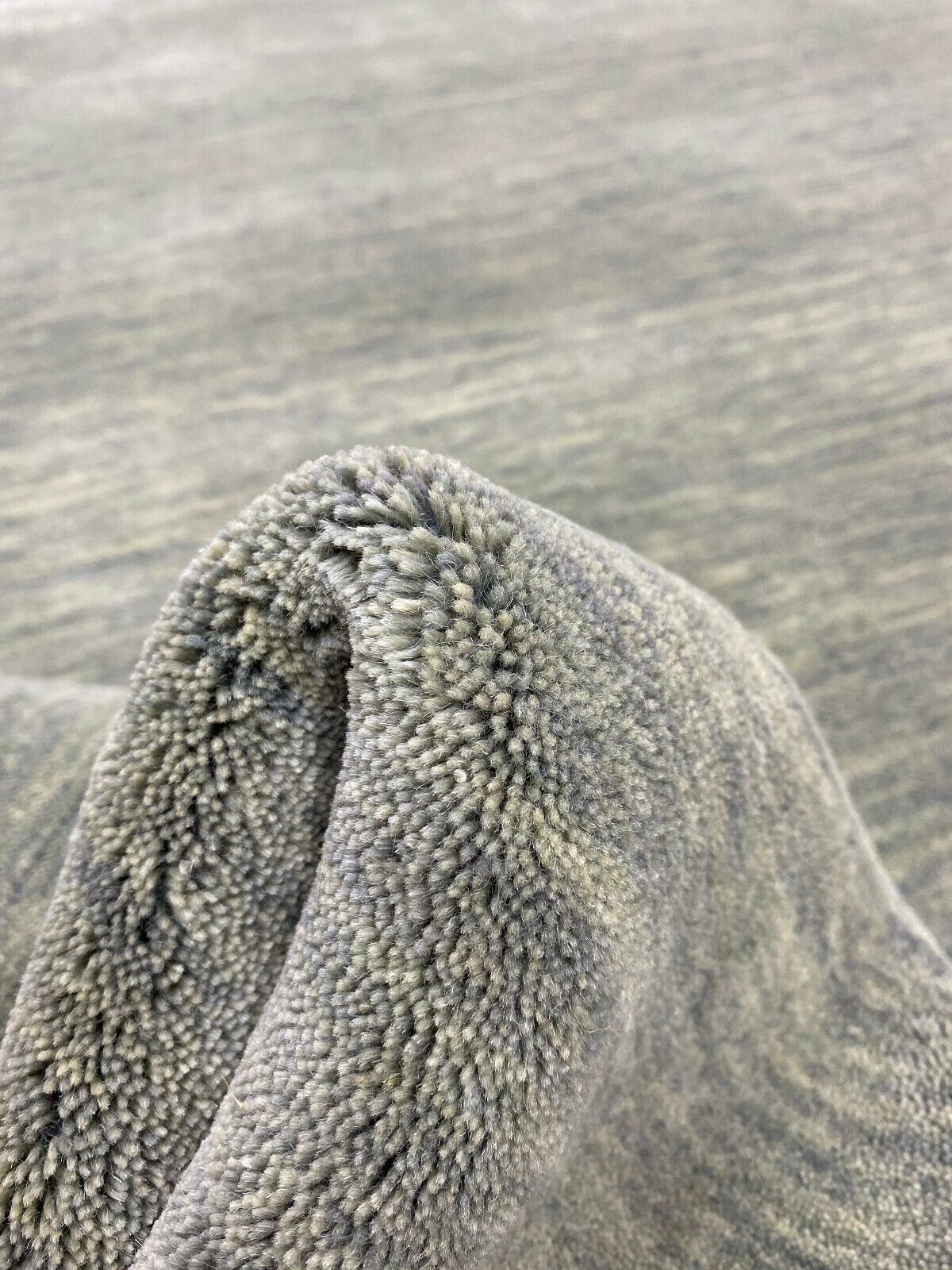 Gabbeh Teppich 100% Wolle 170X240 CM Hell Grün Grau Handgefertigt WR103