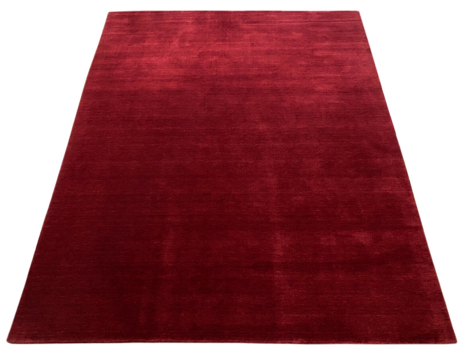Rot Teppich 100% Wolle Orientteppich Gabbeh Loom Handgefertigt 244X300 CM