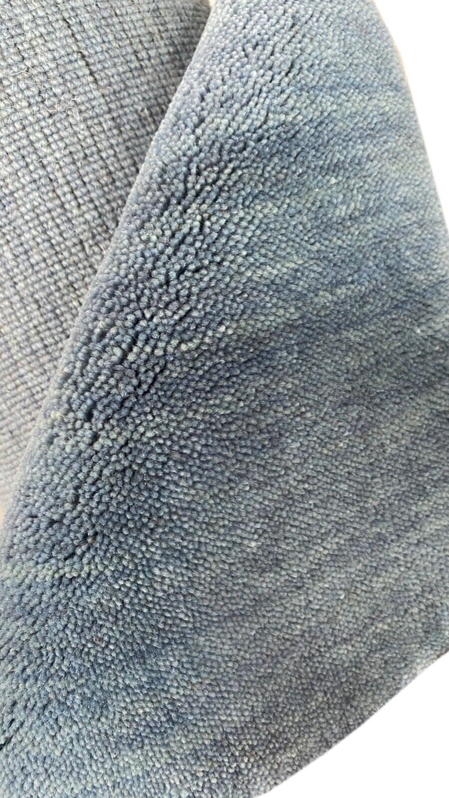 Килим 100% вълна, сив, светло син, 170x240 см, ръчно тъкан, Gabbeh Orient AC06