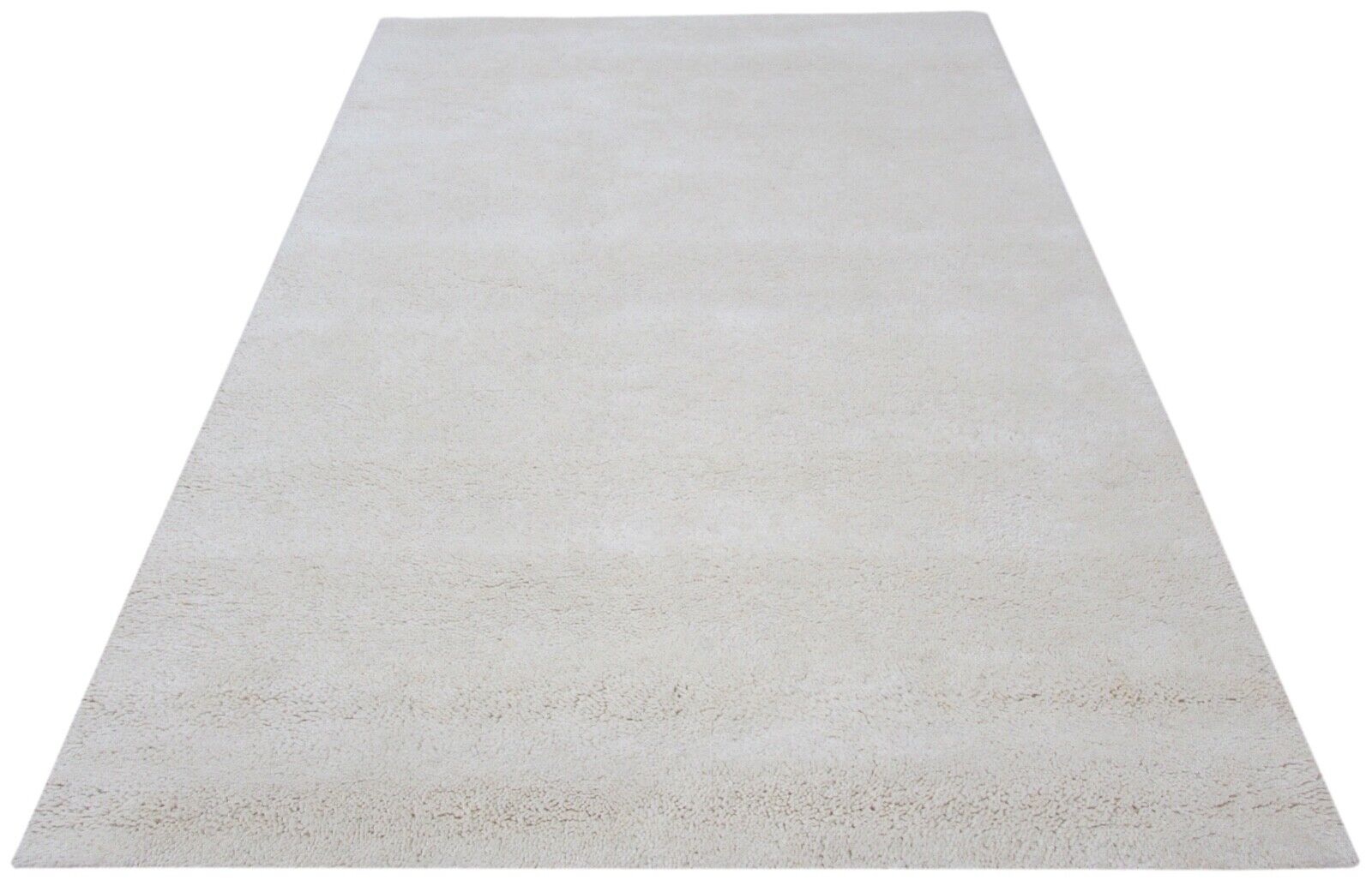 Tæppe 100% uld 160x230 cm beige orientalsk tæppe håndtuftet T800
