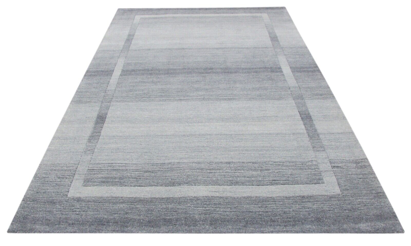 Rosa 160X230 cm Teppich 100% Wolle Beige Orientteppich Handgetuftet T794