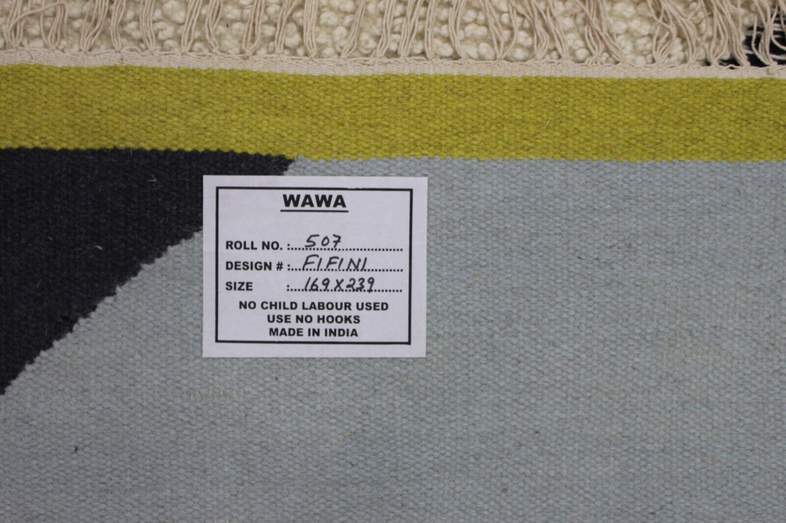 Kilim 100% wolle Teppich Handgewebt Gold Grün Beige Kelim 160X230 cm