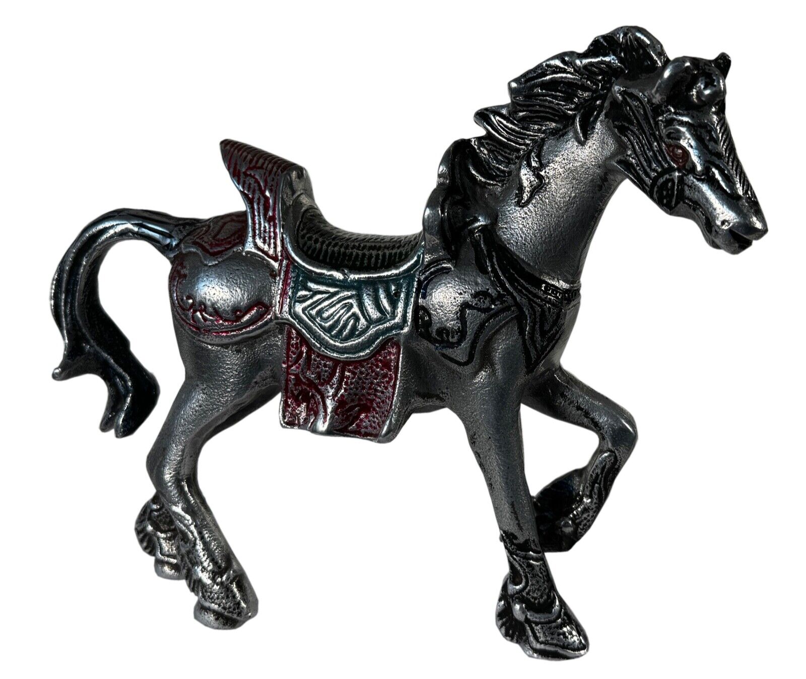 Aluminiumsockel für PFERD Skulptur Deko HORSE Figur STATUE Handgefertig, JIGAR