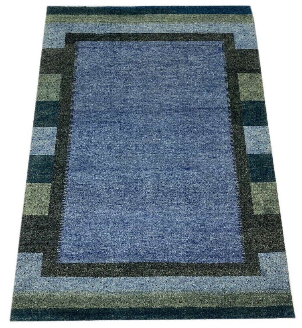 Lila Gabbeh Teppich 100% Wolle Braun Handgeknüpft 171X248 cm WR35