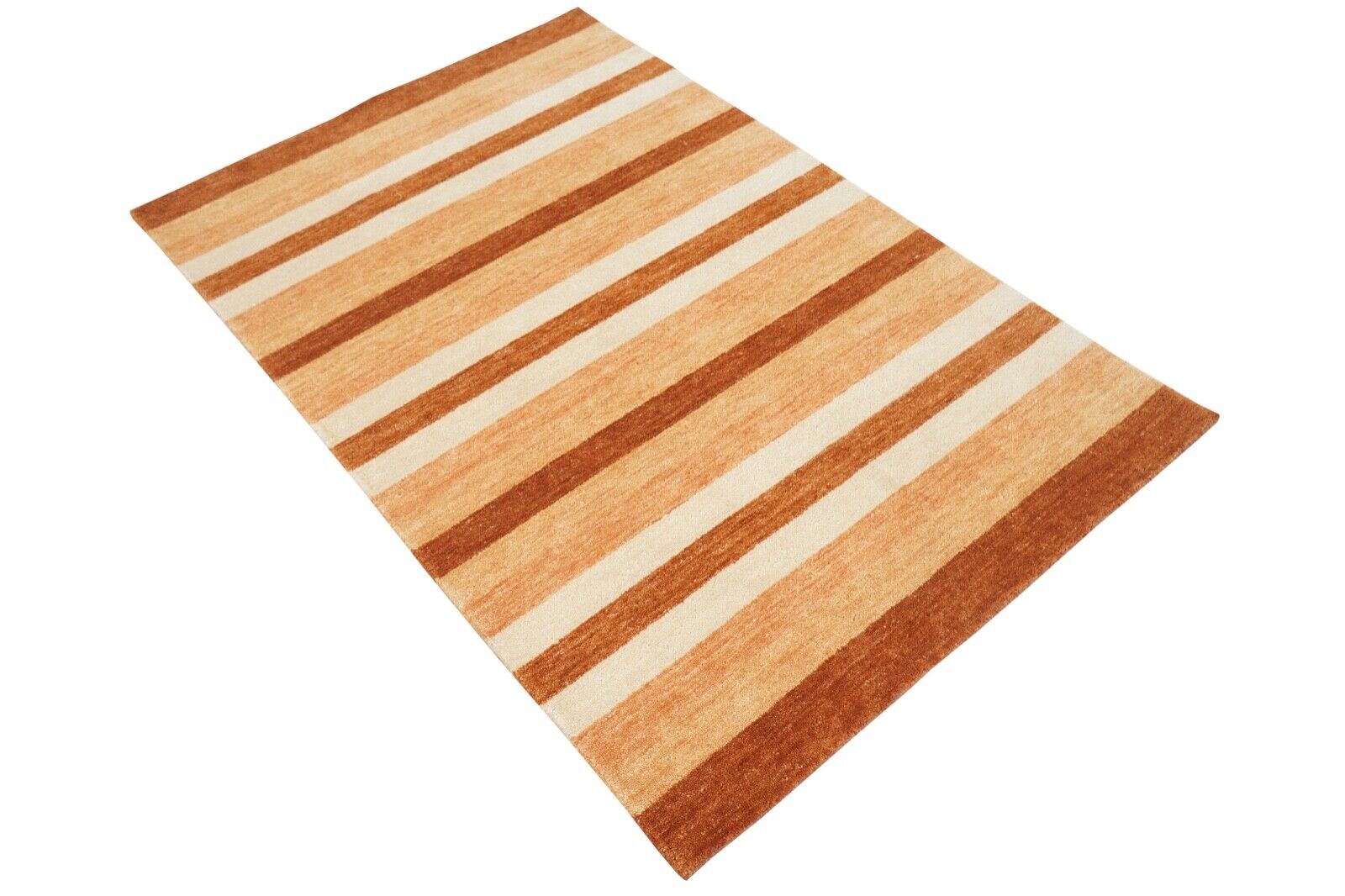 Teppich 100% Wolle Handgewebt Loom Orientteppich 120x180 cm Lr445