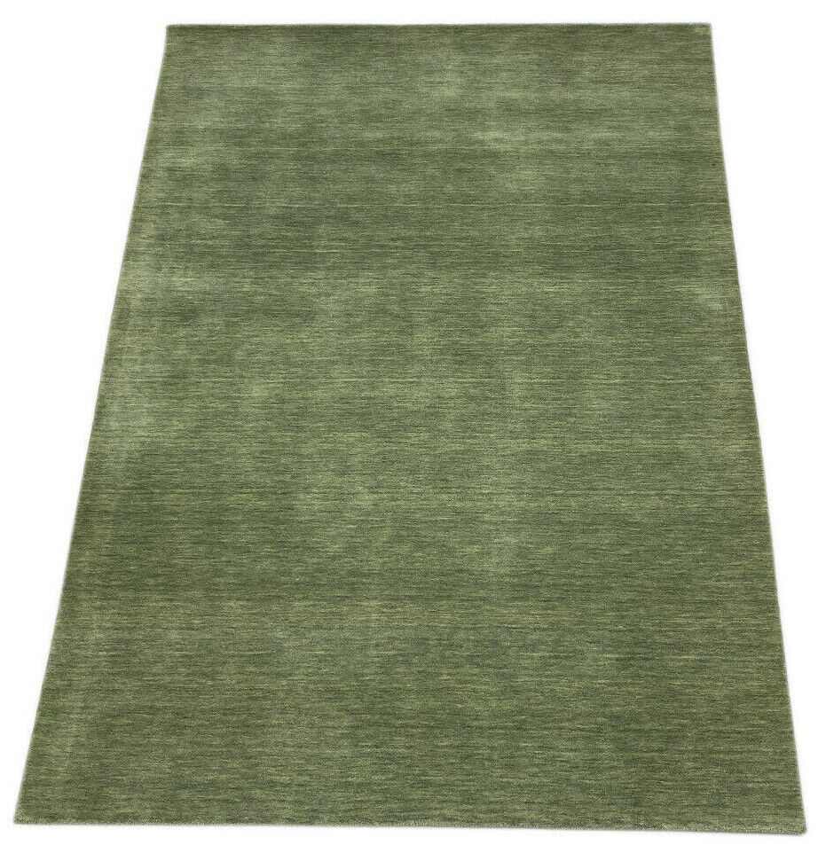 Gabbeh Teppich 100% Wolle 170X240 CM Hell Grün Grau Handgefertigt WR103