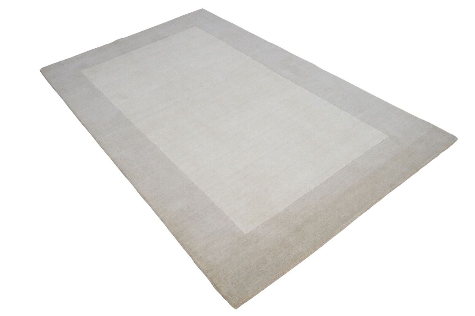 Beige 160X230 cm Teppich 100% Wolle Orientteppich Gabbeh Handgetuftet HT306