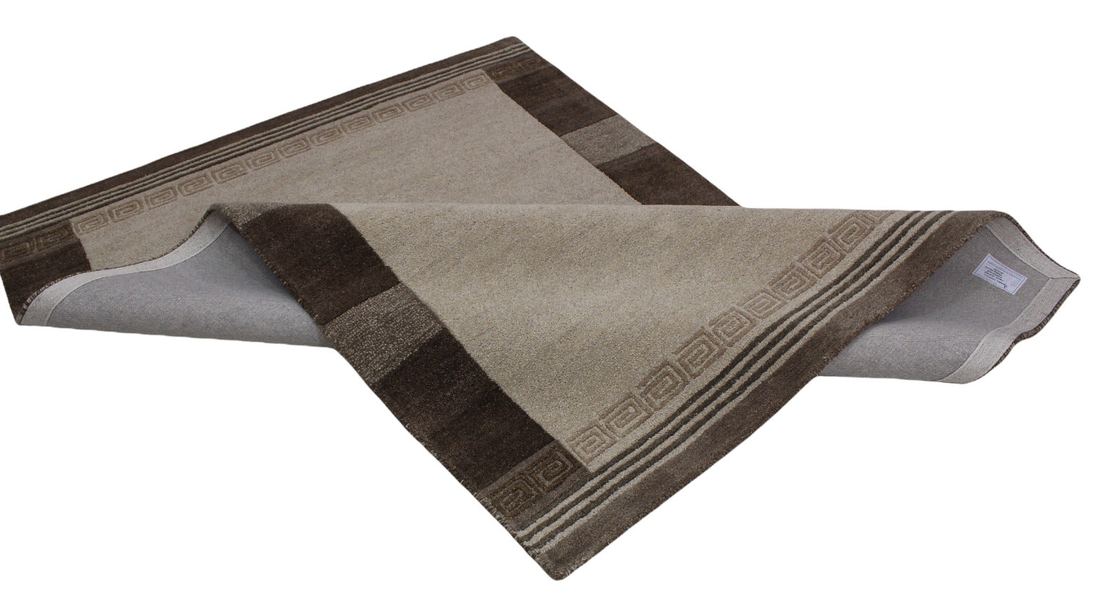 Teppich 100% Wolle Beige 160X230 cm Orientteppich Handgetuftet HT208