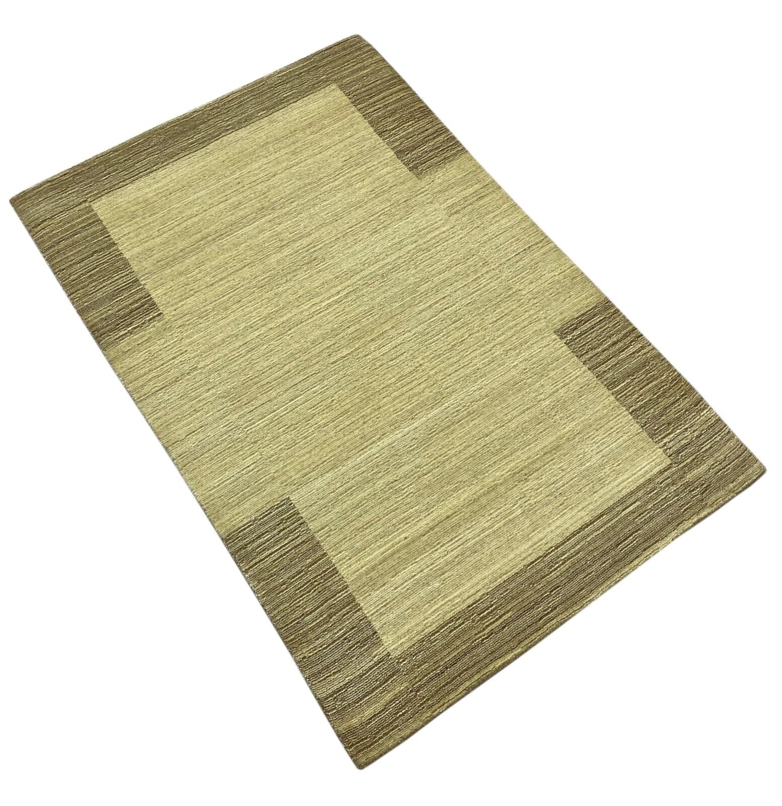 Gabbeh szőnyeg, bézs, gyapjú és viszkóz, Loom Lori, kézzel szőtt, 128x178 cm, S168