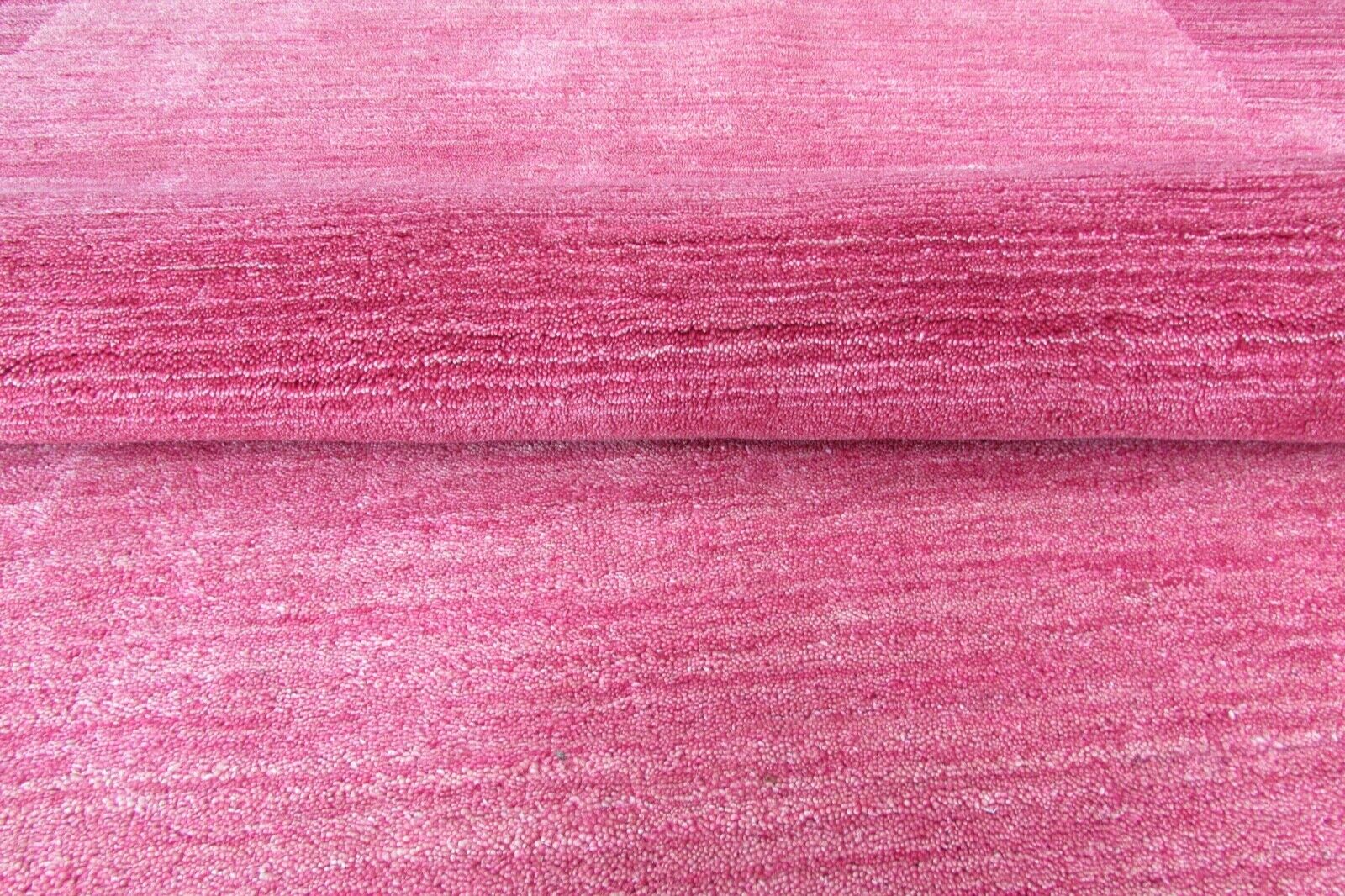 Rosa Teppich 100% Wolle 160X230 cm Orientteppich Handgetuftet T881