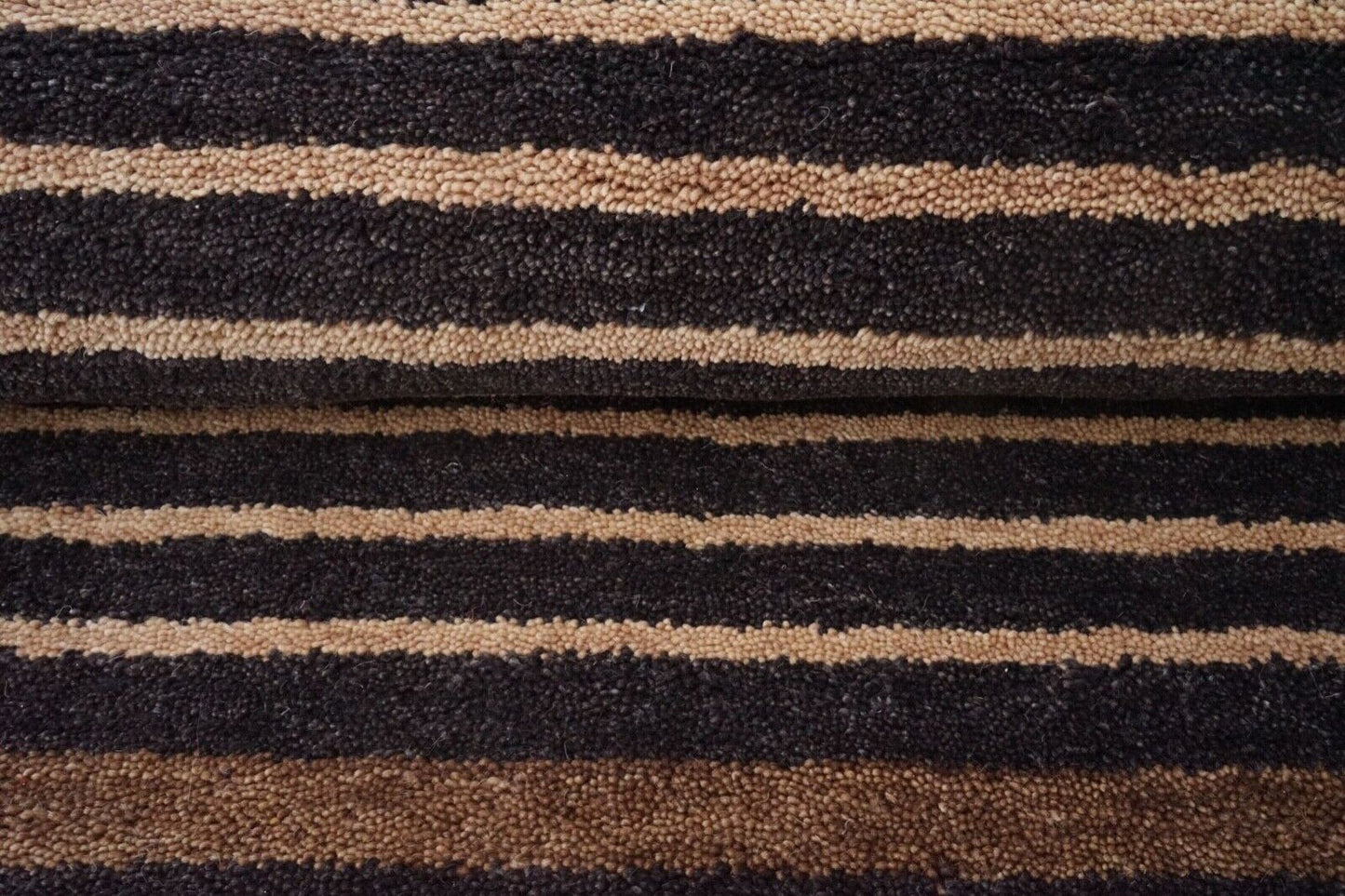 Kohlefarbe Beige140X200 cm Teppich 100% Wolle Orientteppich Handgetuftet HT580