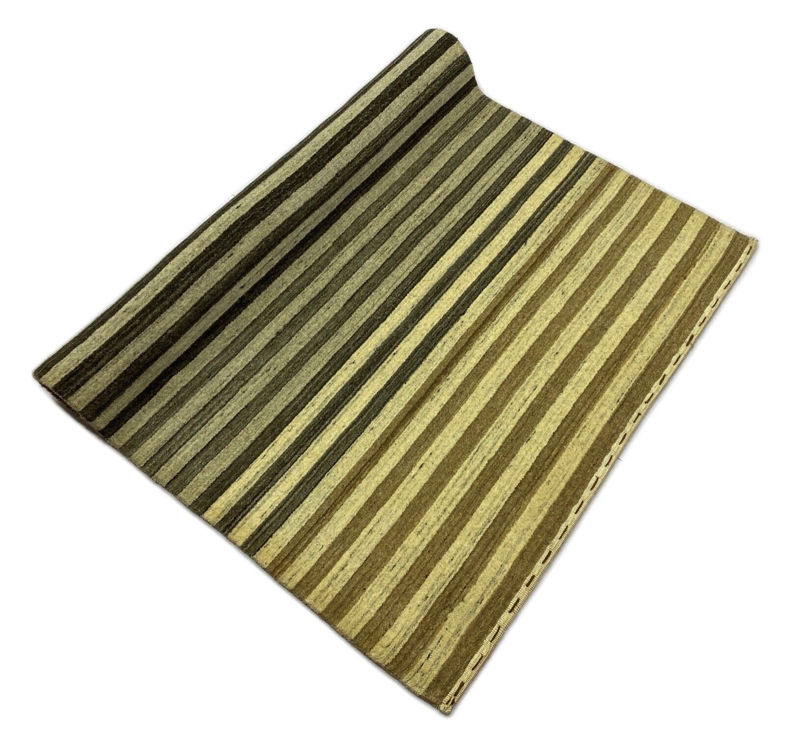 Preproga Gabbeh, bež/siva, 100 % volna, Loom Lori, ročno tkana, 124 x 190 cm, S16