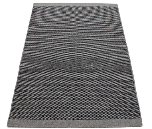 Grau Wohnzimmer 100% wolle Teppich Flachgewebe 120x180 cm Kilim