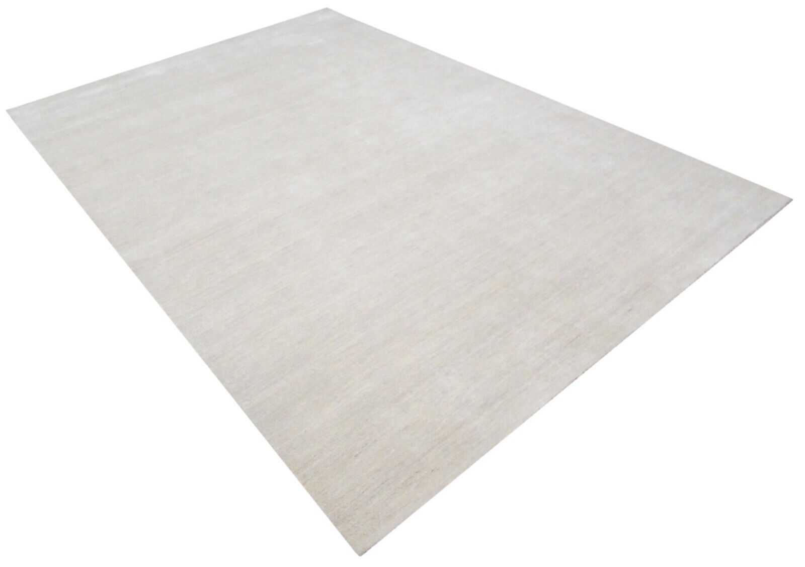 Beige Teppich 200X300 CM 100% Wolle Handgetuftete Handarbeit Designer T890