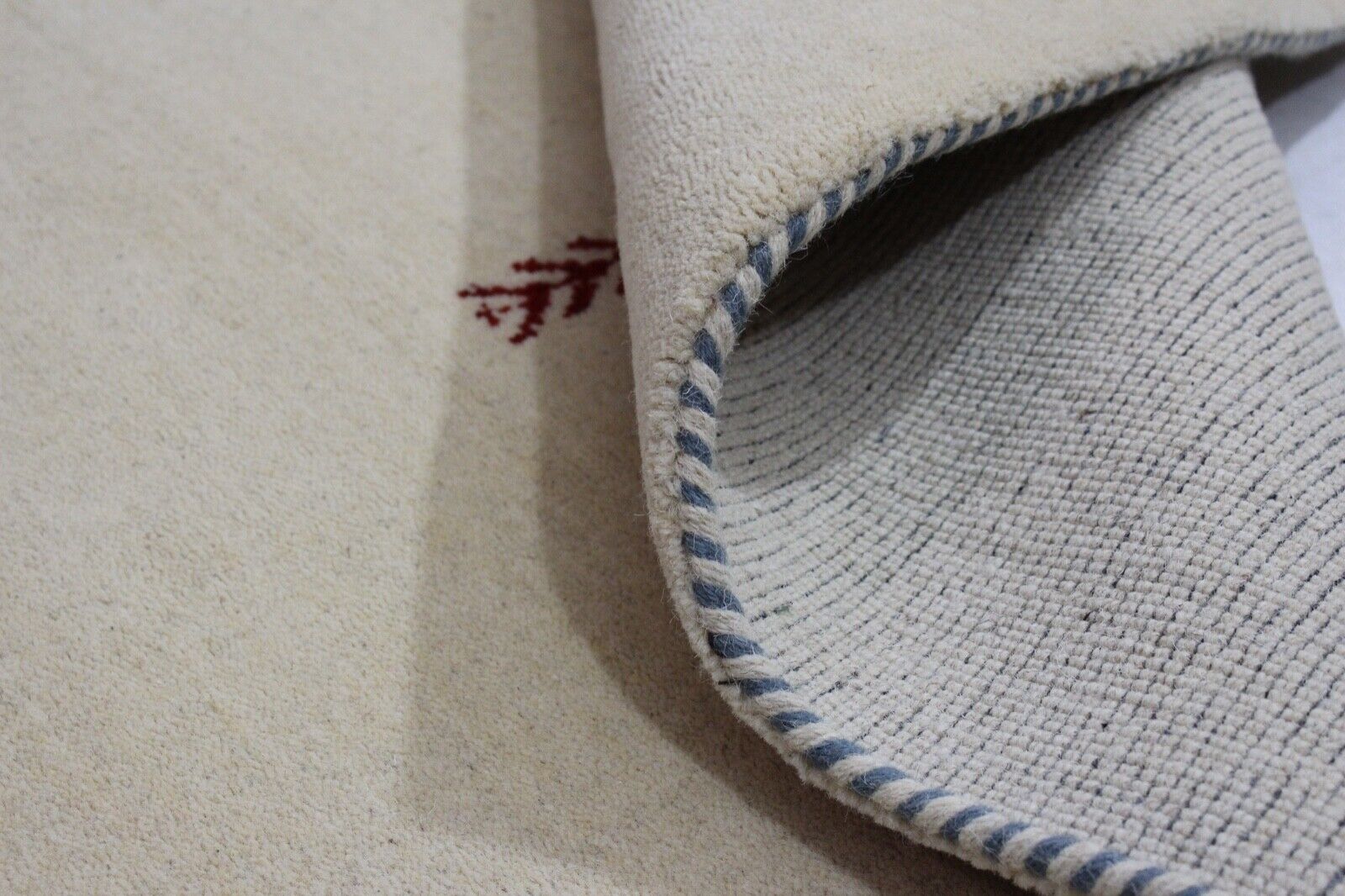 Gabbeh Beige Tapijt 100% Wol Handgeweven Oriëntaals Tapijt 90x160 cm Lori vc