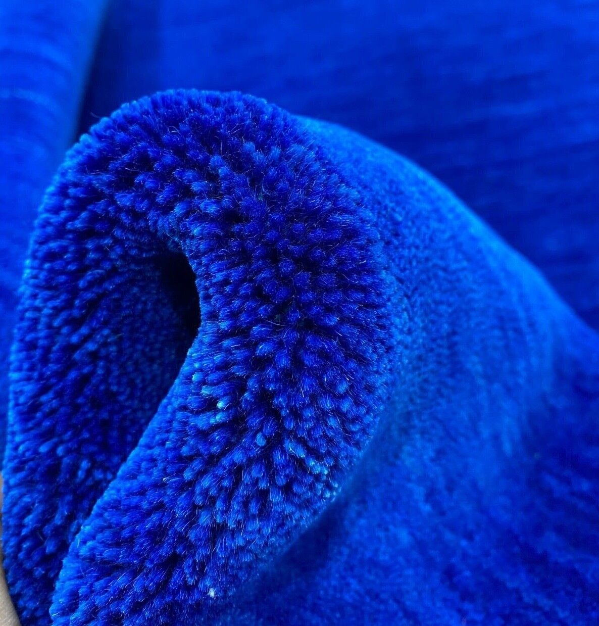 Teppich 100% Wolle Blau Gabbeh 170x240 cm Rot Beige Gold Grau Handgewebt WR133