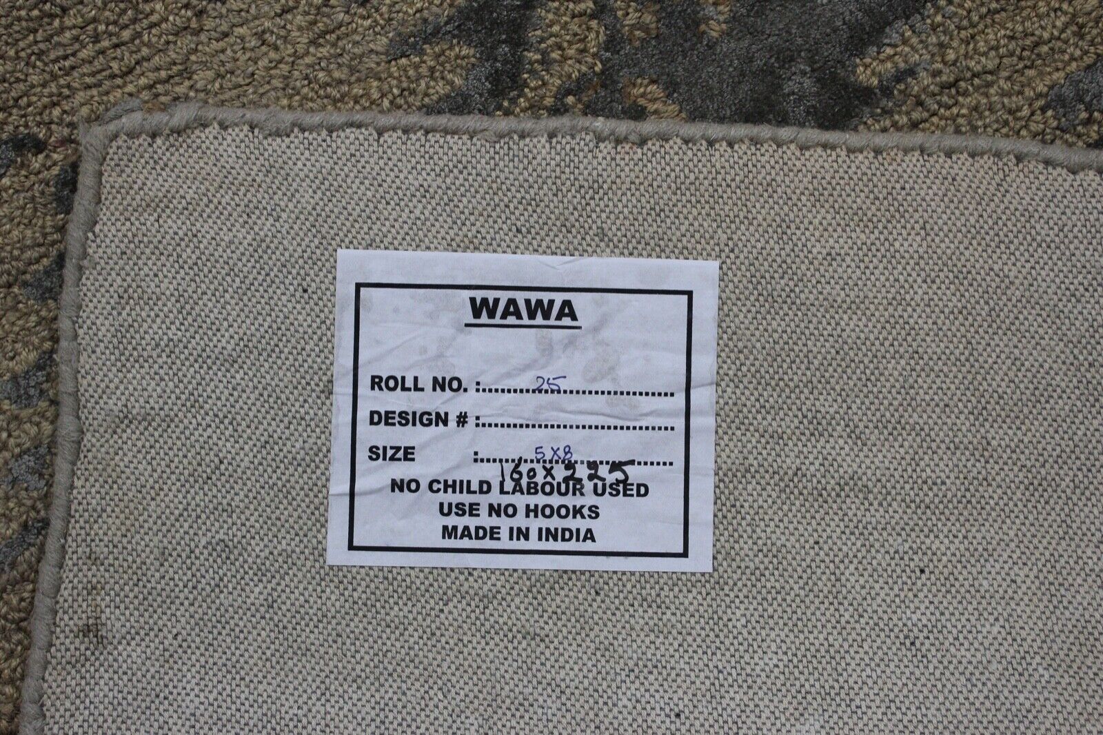 Orientteppich Wolle Viscosa Teppich 160X225 CM Handarbeit Handgetuftet R25