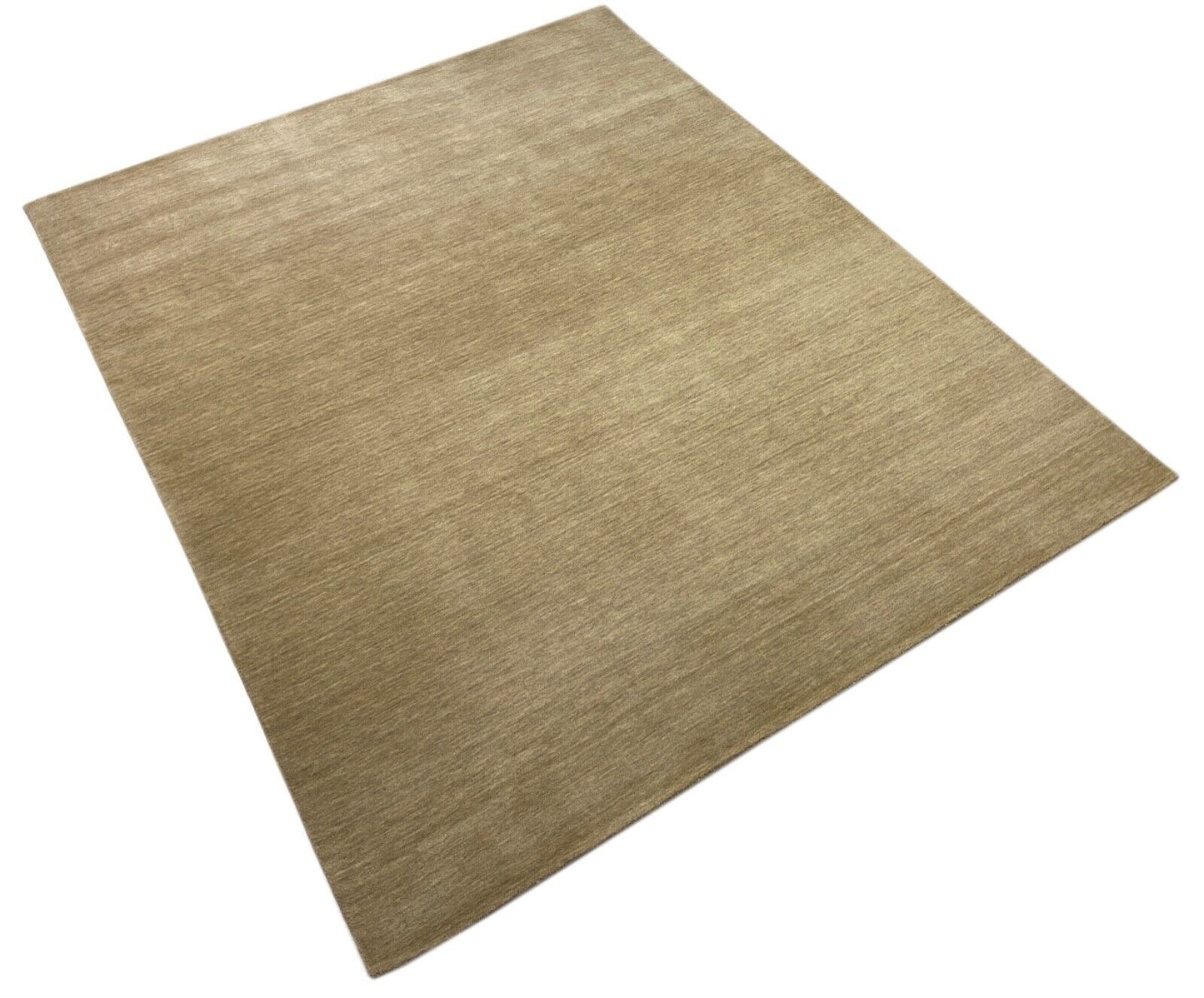 Gabbeh Beige Teppich 100% Wolle Handgewebt Loom Lori Debbich 240x295 cm