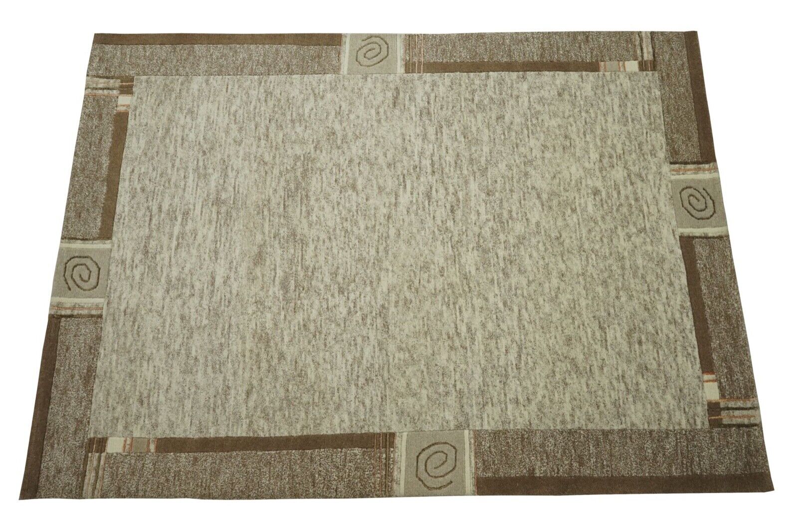 Grau Nepal Teppich Handgeknüpft 100% Wolle Orientteppich 170X235 cm N767