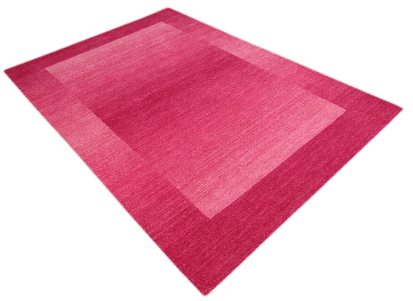 Rosa loom Gabbeh Teppich 100% Wolle 160X230 cm Orientteppich Handgetuftet T899