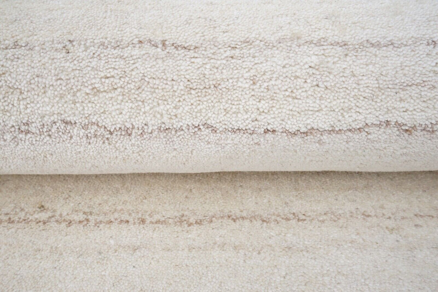 100% Wolle Beige Teppich 160X230 cm Orientteppich Handgetuftet HT323u