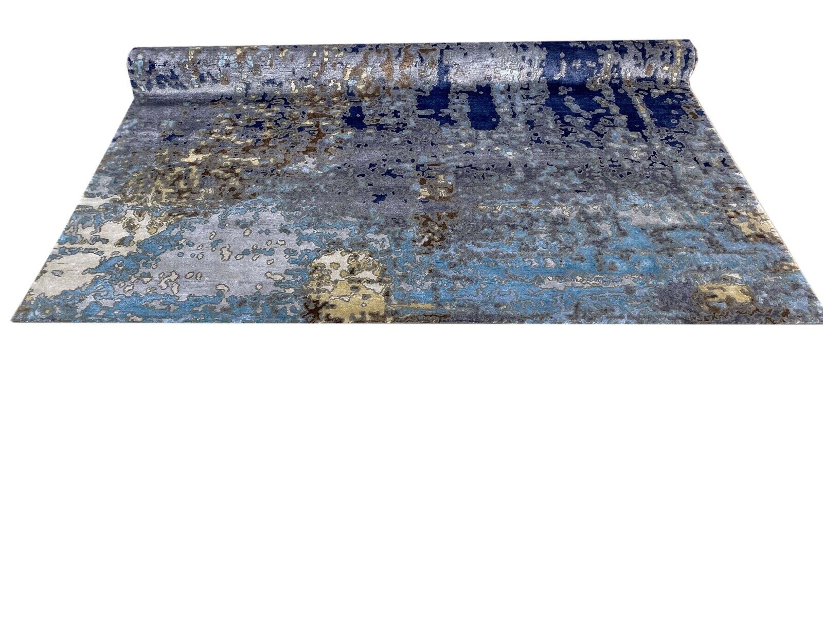 Handgeknüpft Teppich Einzigartiges Design Nepal Bambus seide Wolle 250X300 cm