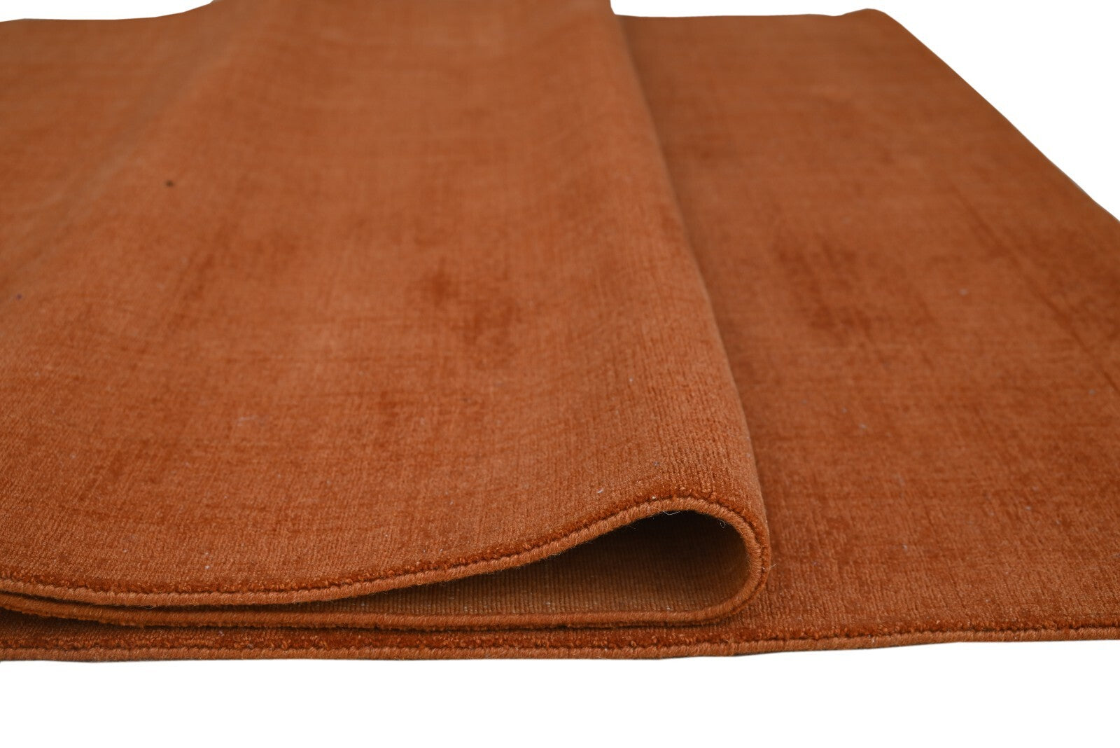 Tapis tissé à la main 150x240 cm, laine cuivrée, finition brillante, salon SH108