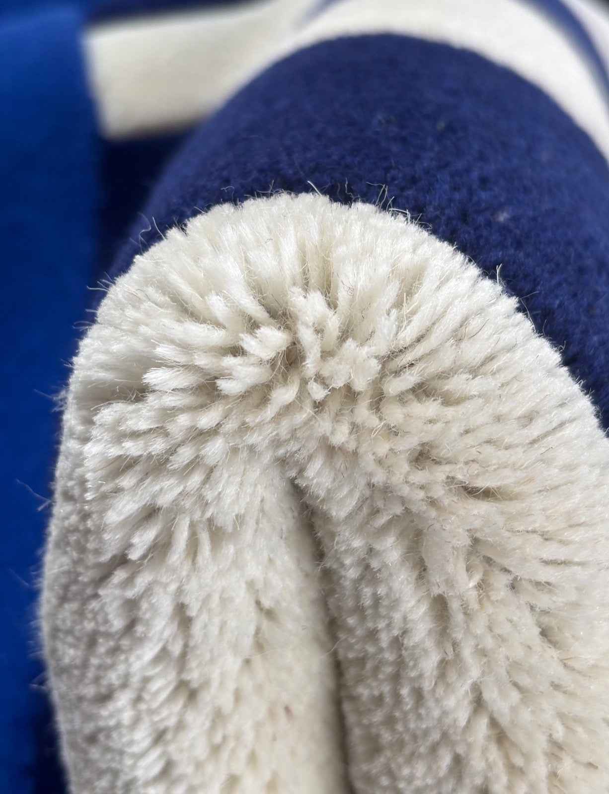 ZEBRA Design Teppich 200x300 cm  Handgetuftet 100% Wolle Blau Schwarz Weiẞ R174